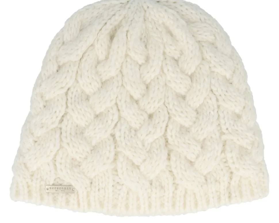 Beautiful Cabl knit Pink Beanie - Seeberger
