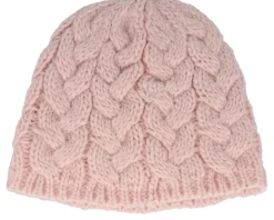 Beautiful Cabl knit Pink Beanie - Seeberger