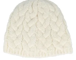 Beautiful Cabl Off White Knit Beanie - Seeberger