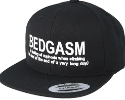 Bedgasm Black Snapback - Iconic