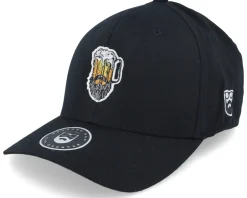 Beer Man Logo Black Flexfit - Bearded Man