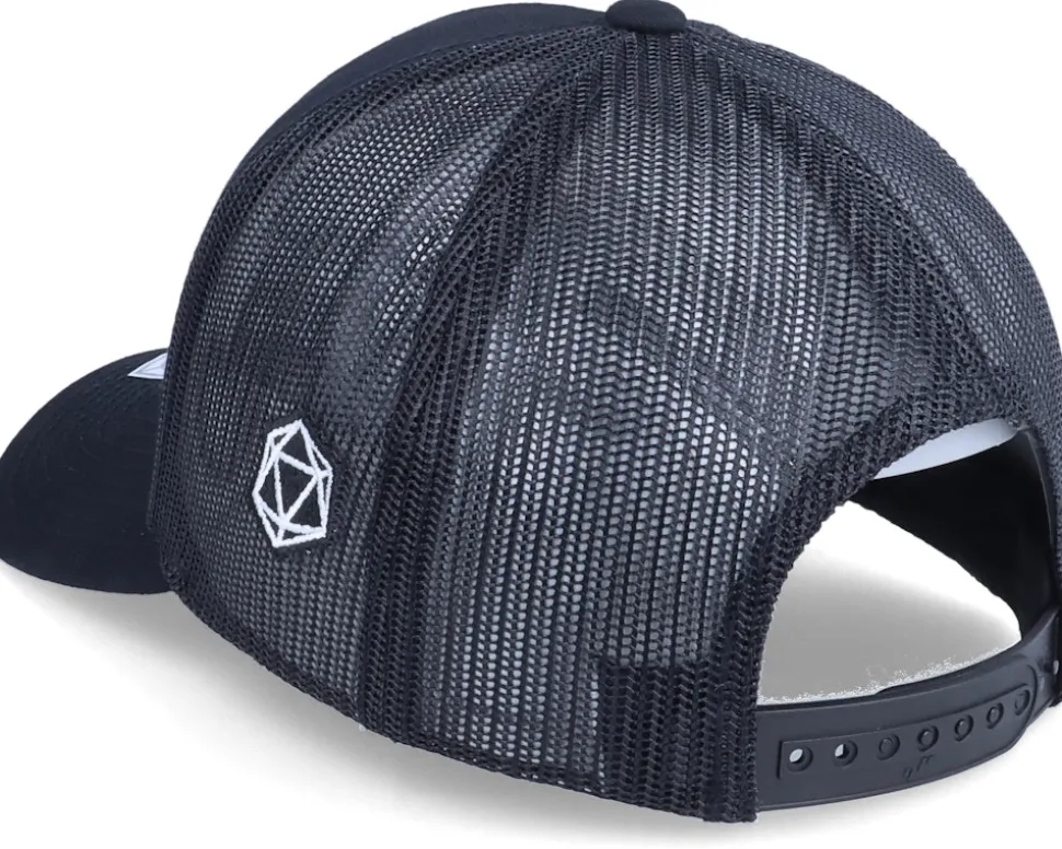 Behold The Evil Eye D20 5-Panel Black Trucker - Critiql Hit