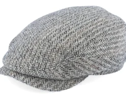 Belfast Driver Cap Virgin Wool Herringbone Flat Cap - Stetson