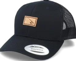 Bent Rod Patch Black Trucker - Hunter