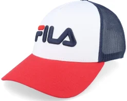 Beppu Linear Logo White/Black Trucker - Fila