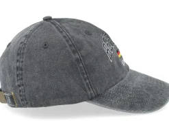 Berlin Germany Washed Black Dad Cap - Iconic