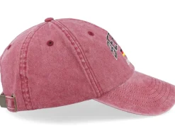 Berlin Germany Washed Red Dad Cap - Iconic