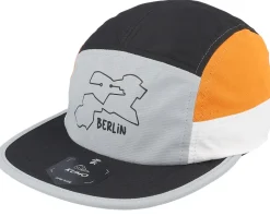Berlin Marathon Cloudfit Grey/Black/Orange 5-Panel - Kumo