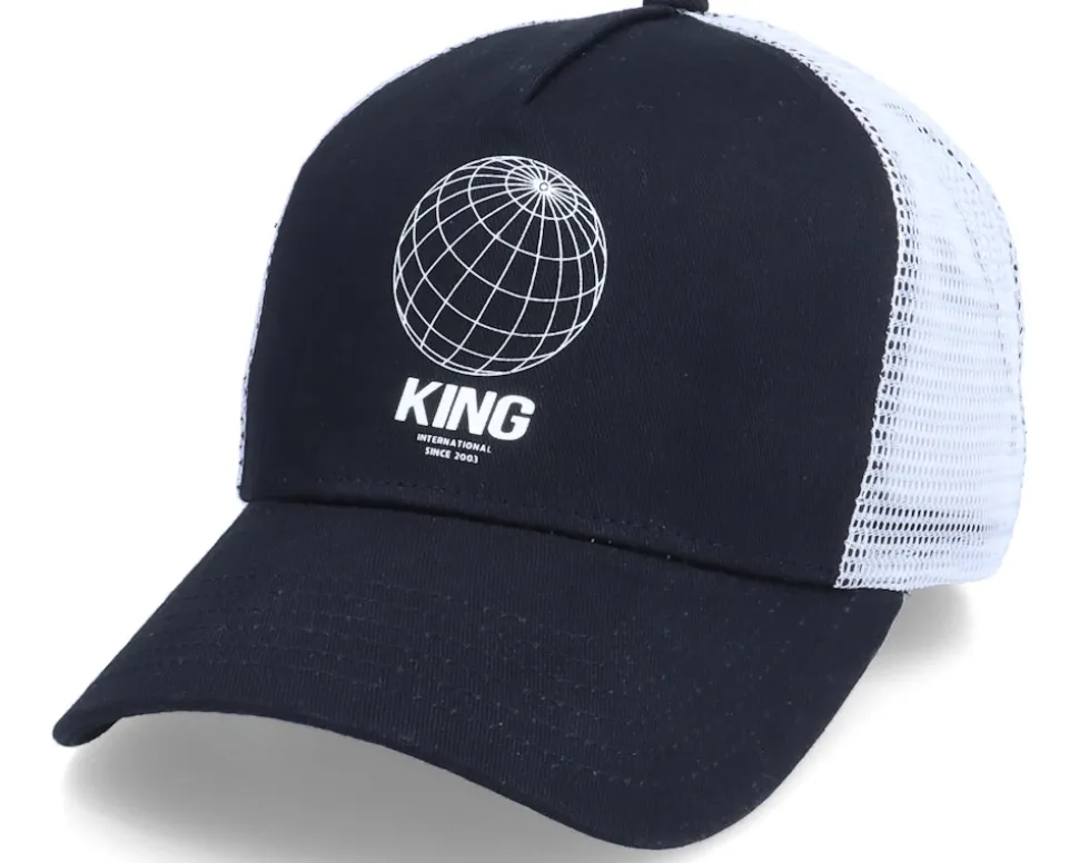Bethnal Mesh Black/White Trucker - King Apparel