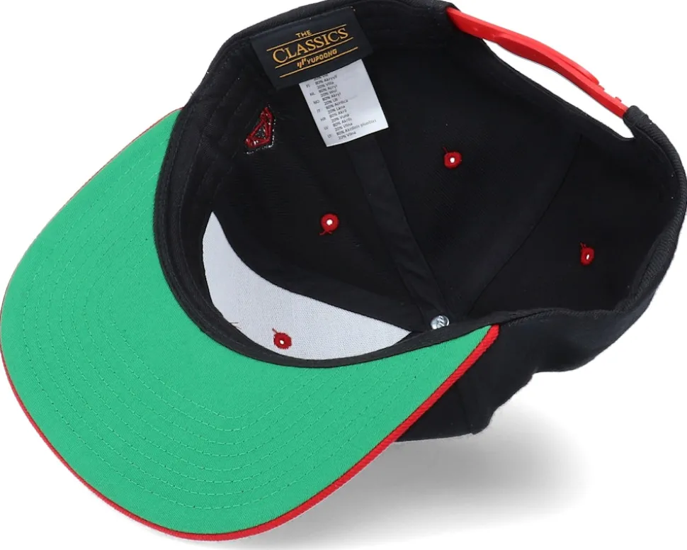 Beware Smiling Dm Black/Red Snapback - Critiql Hit
