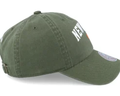 Big Apple Army Green Dad Cap - Mitchell & Ness