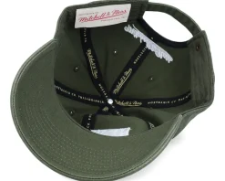 Big Apple Army Green Dad Cap - Mitchell & Ness