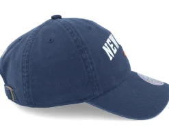 Big Apple Navy Dad Cap - Mitchell & Ness