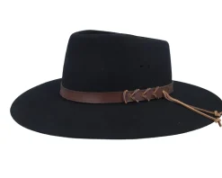 Big Australian Woolfelt By Statesman Black Traveller - Brixton