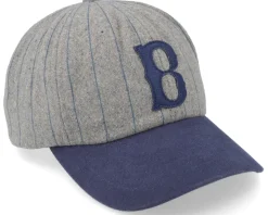 Big B Mp Cap Dark Heather Grey/Washed Navy Dad Cap - Brixton