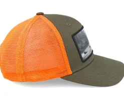 Big Bear Wide Mash/Fluorescent Orange Trucker - Hunter