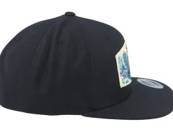 Big Boat & Waves Patch Black Snapback - Wild Spirit