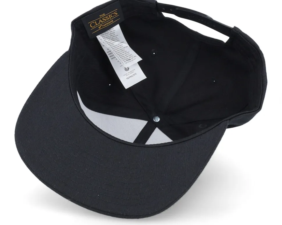 Big Boat & Waves Patch Black Snapback - Wild Spirit