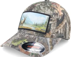 Big Deer Wide Timber Kanati Camo Pattern Flexfit - Hunter