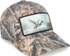 Big Duck Wide Timber Kanati Camo Pattern Flexfit - Hunter