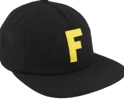 Big F Wool Hat Black Strapback - Fox