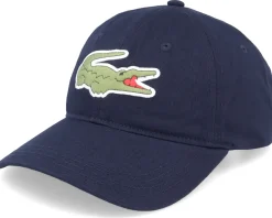 Big Logo Navy Blue Dad Cap - Lacoste