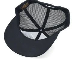 Big Moose Wide Patch Retro Black Trucker - Hunter