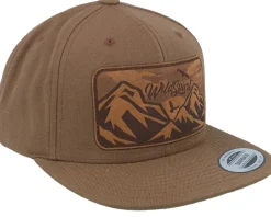 Big Mountain & Birds Patch Tan Snapback - Wild Spirit
