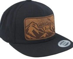 Big Mountain & Birds Patch Black Snapback - Wild Spirit