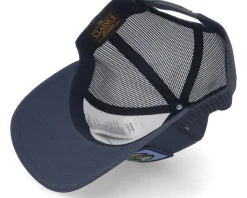 Big Perch Patch Retro Navy Trucker - Skillfish