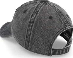 Big Pike 382 Snow Washed Black Denim Dad Cap - Skillfish