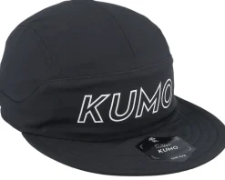 Big Print Logo Smooth Black 5-panel - Kumo