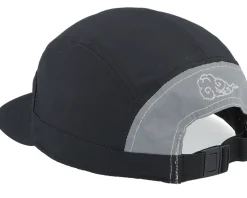 Big Print Logo Smooth Black 5-panel - Kumo