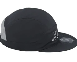 Big Print Logo Smooth Black 5-panel - Kumo