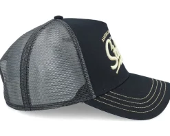 Big Size American Heritage Classic Black A-Frame Trucker - Stetson