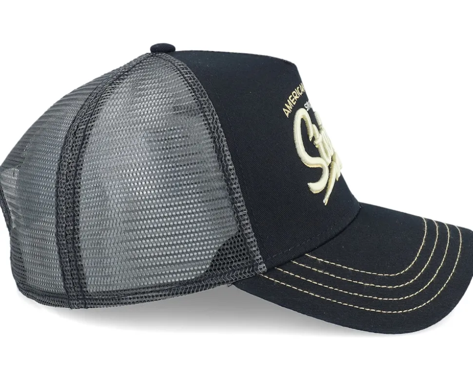 Big Size American Heritage Classic Black A-Frame Trucker - Stetson