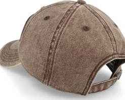 Big Trout Patch 382 Snow Washed Brown Dad Cap - Skillfish