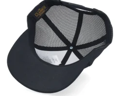 Big Wolf Wide Patch Retro Black Trucker - Hunter