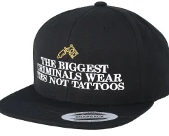 Biggest Criminal Black Snapback - Tattoo Collective