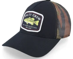 Bigmouth Black/Camo Trucker - Salty Crew