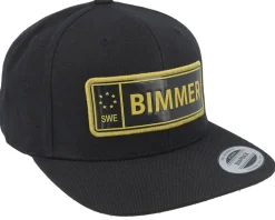 Bimmer Gold License Plate Black Snapback - Iconic