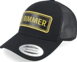 Bimmer Gold License Plate Black Trucker - Iconic