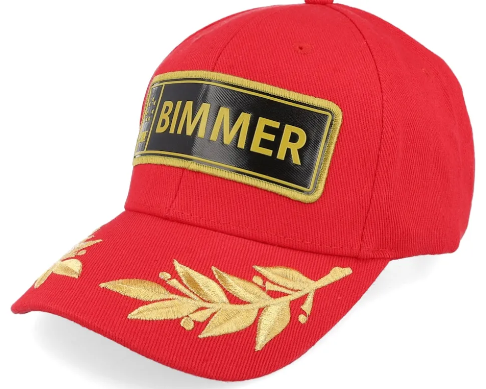 Bimmer Gold License Plate Winner Red Adjustable - Iconic