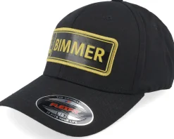 Bimmer Gold License Plate Black Flexfit - Iconic