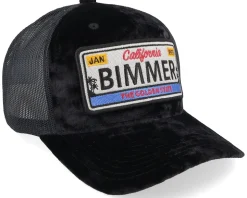 Bimmer License Plate Velvet Black Trucker - Iconic