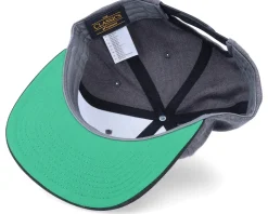 Biohazard Patch Charcoal Grey/Black Snapback - Iconic