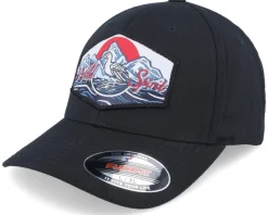 Bird & Mountains Patch Black Flexfit - Wild Spirit