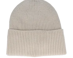 Biscuit Oversized Cuff Blank Beanie - Beechfield