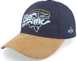 Bite Me 41 Organic Cotton Navy Adjustable - MJM Hats