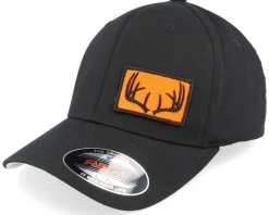 Black Antlers Patch Side Black Flexfit - Hunter